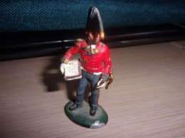 Soldat De Plomb " Officier Du Royal Engineers " - 1813 - Génie - Empire - Delprado - Figurine - Collection - Zinnsoldaten