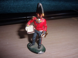 Soldat De Plomb " Officier Du Royal Engineers " - 1813 - Génie - Empire - Delprado - Figurine - Collection - Soldats De Plomb