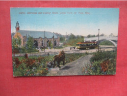 Entrance & Waiting  Room. Trolley.   Como Park  St Paul Minnesota > St Paul     Ref 6012 - St Paul