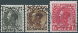 Belgium - Belgique,Belgio,1934 -1935 King Leopold III, 70C - 75C - 1Fr ,Obliterated - 1934-1935 Leopold III