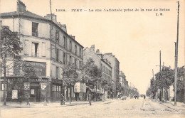 FRANCE - 94 - IVRY - La Rue Nationale Prise De La Rue De Seine - E M - Carte Postale Animée - Ivry Sur Seine