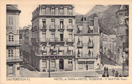 FRANCE - 65 - CAUTERETS - Hôtel De Paris Et Hôtel Moderne - Carte Postale Animée - Cauterets