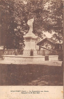 Beaufort Monument Aux Morts Liste Faton Coulon Rodot Monot  Campy Viret Foras Ponsot Cabot Morey Bavoux Gindre Bion - Beaufort