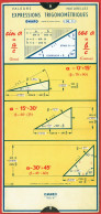 Abaque Omaro - Réglette De Calcul Expressions Trigonométriques - Modèle M.1 - Edition 1935 - Autres & Non Classés