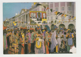 Angola Luanda Carnival Of Victory 1981 Communist Propaganda View Photo Postcard RPPc (27173) - Angola
