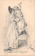 ILLUSTRATEUR SIGNEE VIENNE - 342 - Femme Et Son Enfant - Carte Postale Animée - Vienne