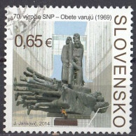 SLOVAKIA 741,used,falc Hinged - Usati