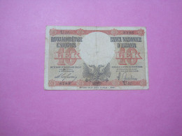 Albania 10 Lek ND 1939, Good Serial Number 8288 - Albania