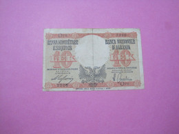 Albania 10 Lek ND 1939, Good Serial Number 2226 - Albanien