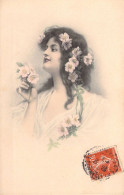 ILLUSTRATEUR SIGNEE VIENNE -  Portrait De Femme Au Chapeau - N°322 - Carte Postale Animée - Vienne