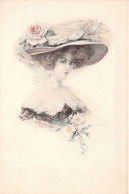 ILLUSTRATEUR SIGNEE VIENNE -  Portrait De Femme Au Chapeau - N°115 - Carte Postale Animée - Vienne