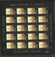 USA 2002 Mentoring A Child - Sheet Postfris MNH** Scott No. 3556. See Description - Feuilles Complètes