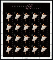 USA 1998 American Ballet - Sheet Postfris MNH** Scott No. 3237 - Feuilles Complètes