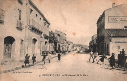 Frontignan - Le Boulevard De La Gare - Enfants - Frontignan