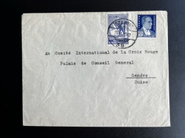 TURKEY 1942 LETTER ISTANBUL TO GENEVA 15-04-1942 TURKIJE TURKIYE RED CROSS - Lettres & Documents