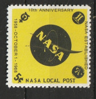 USA Local Stamps - NASA Local Post - MNH** - Poste Locali