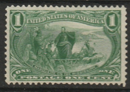 USA 1898 Trans-Mississippi Exposition - 1c Unused Scott No. 285 MNG Mint No Gum - Nuevos