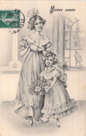 ILLUSTRATEUR SIGNEE VIENNE - Bonne Année - Femme Et Enfant - 20963 - Carte Postale Animée - Vienne