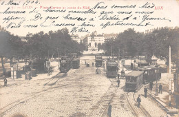 Carte Photo LYON-69-Rhône-Place Carnot-Cours Du Midi-Tramway-Tram-Strassenbahn-PUB BYRRH-Oxygénée CUSENIER-Photo LUX - Lyon 2