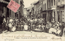 43 Allegre Un Groupe De Dentellieres Rue Des Boucheries 1904 - Autres & Non Classés