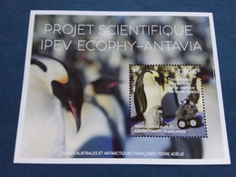 TAAF 2022 Mi.1149 (Bl.93) Robots At The Service Of Science In Adélie Land. Fauna. Penguins MNH ** - Neufs