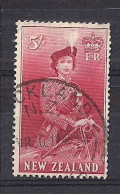 NUOVA ZELANDA  1953-54 SERIE ORDINARIA ELISABETTA II UNIF. 383  USATO VF - Oblitérés