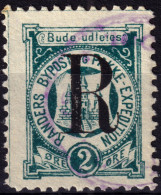 DANEMARK / DENMARK - 1887 - RANDERS Local Post R On 2 øre Myrtle Green P.12- VF Used -d - Lokale Uitgaven