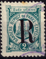 DANEMARK / DENMARK - 1887 - RANDERS Local Post R On 2 øre Myrtle Green P.12- VF Used -f - Emissioni Locali