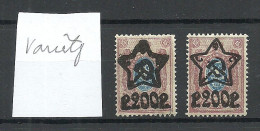 RUSSIA Russland 1923 Michel 207 A MNH Normal + Variety Abart = Very Fetty OPY - Unused Stamps