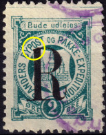 DANEMARK / DENMARK - 1887 - RANDERS Local Post R On 2 øre Myrtle Green (Broken R) P.12- VF Used -c - Ortsausgaben
