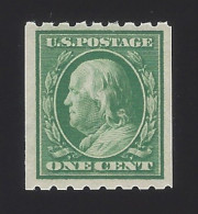 US #390 1910 Green Wmk 190 Perf 8.5 Horz MNH F-VF SCV $10 - Unused Stamps