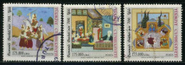 Türkiye 1999 Mi 3175-3177 Ottoman Empire, 700th Anniversary | Miniatures From Ancient Manuscripts - Used Stamps