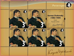 Finland 2019 Korney Chukovskiy Writer Peterspost Sheeet With Label Mint - Unused Stamps