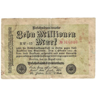 Billet, Allemagne, 10 Millionen Mark, 1923, 1923-08-22, KM:106a, TB+ - 10 Miljoen Mark