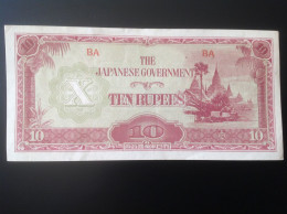 Japanese Government Ten Rupees - Japan