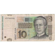 Billet, Croatie, 10 Kuna, 1995, 1995-01-15, KM:38, TB - Croatie