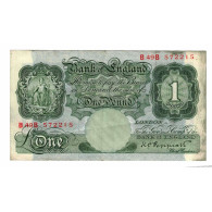 Billet, Grande-Bretagne, 1 Pound, 1934, KM:363c, TTB - 1 Pound