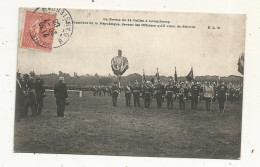 Cp , Militaria, Revue Du 14 Juillet à LONGCHAMP,  Président De La République Devant Les Officiers Qu'il Vient De Décorer - Personajes