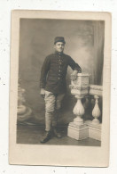 Cp , Carte Photo ,  Militaria,  Militaire,  Vierge - Personnages