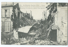 2555 La Grande Guerre 1914 88 Reims Maison écroulée Par Un Obus Faubourg Cérès WW1 FM Vanhulle Saint Denis - Reims