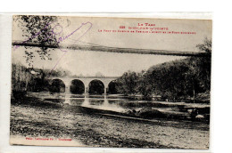81 Saint Sulpice La Pointe Tarn  Labouche  N°339  Le Pont De Chemin De Fer Sur L'Agout Le Pont Suspendu Lavandière - Saint Sulpice