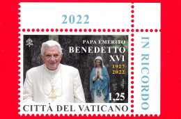 Nuovo - MNH - VATICANO - 2023 - In Ricordo Del Papa Emerito Benedetto XVI – 1.25 - Ongebruikt