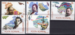 S1477 - ROMANIA ROUMANIE Yv N°3690/93 (-3694) - Gebruikt