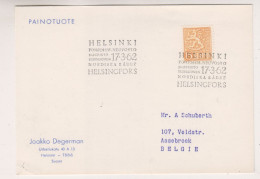 Finlande - Carte Postale De 1962 - Oblit Helsinki - - Briefe U. Dokumente