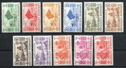 Col33 Colonie Nouvelles Hébrides N° 144 à 154 Neuf X MH Cote : 75,00 € - Unused Stamps