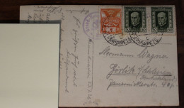 1920's CPA Ak TchécoSlovaquie Böhmen Tchéquie Czech Republic Böhmische Schweiz Edmundsklamm Nach Schlesien - Storia Postale