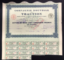 Action COMPAGNIE NOUVELLE DE TRACTION 1920 Cod.doc.322 Bis - Industrie