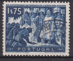 1947  Portugal , Mi:PT 717, Sn:PT 686, Yt:PT 699, Rückeroberung Von Lissabon, Recapture Of Lisbon - Oblitérés