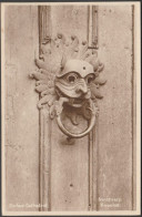 Sanctuary Knocker, Durham Cathedral, Durham, C.1920s - RP Postcard - Durham City