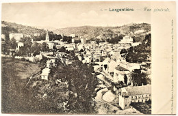 CPA Carte Postale / 07 Ardèche, Largentière / Béraud-Dufour; Charles Bernheim, Photo. - Largentiere